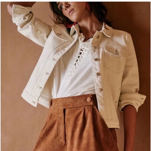 Sezane t shirt Richie in white - Picture 8 of 9